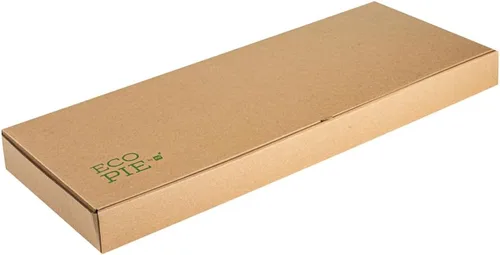 Vista 139 de Restaurantware - Cajas para pizza, 50 unidades, 14 x 7 x 1.5 pulgadas, embalaje de papel de cartón corrugado con bloqueo de pestañas, resistente a