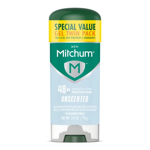 Vista 8 de Mitchum Desodorante antitranspirante en barra para hombres, gel de defensa triple contra olores, 48 horas de protección, probado por dermatólogos