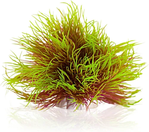 Vista 7 de Decoraciones de peceras para acuario, decoración artificial de plástico (negro rojo)