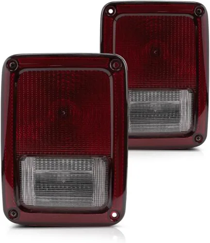 Vista 9 de Luz trasera para Jeep Wrangler 2007-2017 lado del conductor con bombillas certificado DOT para CH2800177 55077891AH