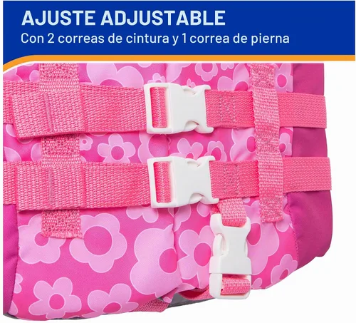 Vista 3 de SwimWays Barbie - Chaleco salvavidas para niños de 33 a 55 libras