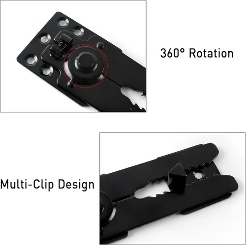 Vista 3 de HOWDIA Conectores seccionales negros con tornillos, conector de sofá resistente para sofás deslizantes, mantiene tu sofá seccional junto, fácil