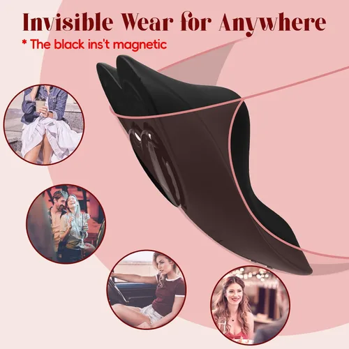 Vista 3 de Vibrador con control remoto para parejas, juguetes sexuales para parejas, vibrador portátil para celular con control remoto, bragas vibratorias