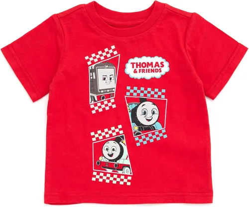 Vista 2 de Thomas & Friends Conjunto de camiseta y pantalones cortos para niños pequeños