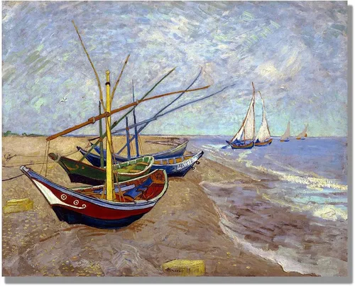 Vista 41 de ELITEAART- La noche estrellada por Vincent Van Gogh, pintura al óleo, reproducción de pintura al óleo, impresión en lienzo giclée, tamaño marcado