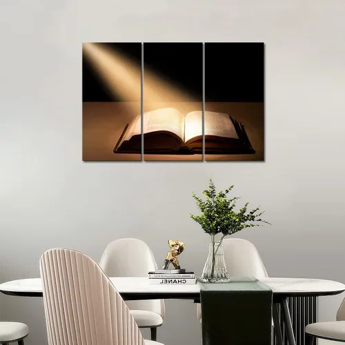 Vista 6 de Arte de pared de la Santa Biblia, pintura en lienzo de Jesús cristiano, impresión sobre lienzo, imágenes de religión para decoración del hogar
