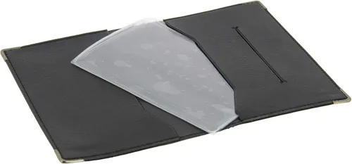 Vista 5 de Color Pop Porte-Papiers Véhicule Coloris Noir + Étui Transparente Pour Carte Gris, Negro