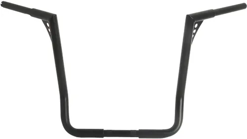 Vista 13 de TCMT Barra Ape Hanger Negra de 12" Rise, Manillar Grueso de 1-1/4", Compatible con Harley Dressers Baggers Touring CVO Street Glide Tri Glide