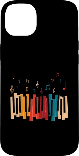 Vista 15 de iPhone 11 Pro Notas de Música Teclado Colorido Piano Case