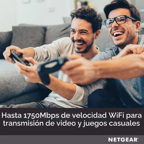Vista 3 de Modem router con cable, de Netgear, Nighthawk AC1900 (24 x 8) DOCSIS 3.0, ideal para Xfinity Internet y Voice (C7100V), Negro