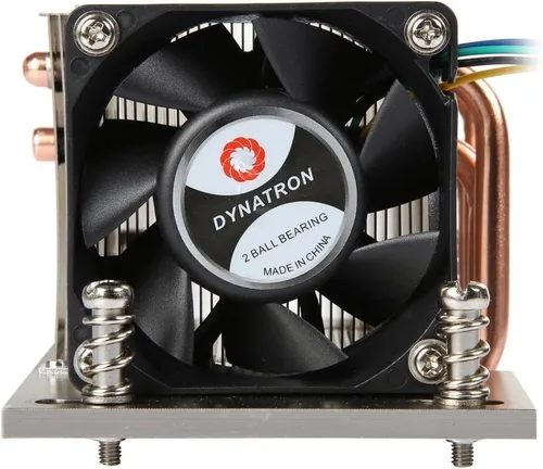 Vista 2 de Dynatron Disipador de calor de aluminio activo A26 2U con Heatpipe integrado para AMD EPYC Socket SP3