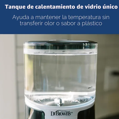 Vista 3 de Dr. Brown's Insta-Prep - Dispensador de agua caliente para preparar al instante la botella de fórmula del bebé, tanque de vidrio de gran capacidad