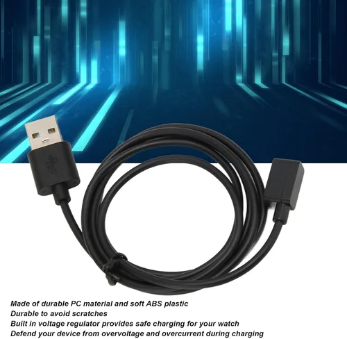 Vista 2 de Gavigain Watch Magnetic Charger USB Charging Cable Adapter Magnetic Replacement Charger Smart Watch Charging Dock 3.3 ft Watch Charging Cable