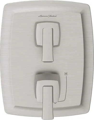 Vista 4 de American Standard TU353740.295 Townsend - Desviador de ducha integrado de 2 manijas, solo níquel cepillado