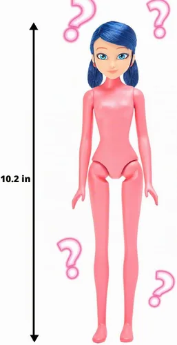 Vista 9 de Miraculous Ladybug Magic Heroez Reveal - Muñeca que cambia de color Marinette se transforma en disfraces sorpresa con esta muñeca de revelación