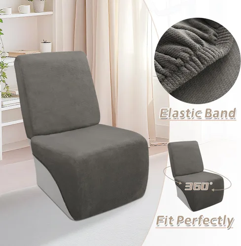 Vista 369 de Arfntevss Fundas de sofá seccional reclinable de terciopelo, Funda de sofá seccional de esquina para sofá reclinable, Funda elástica suave