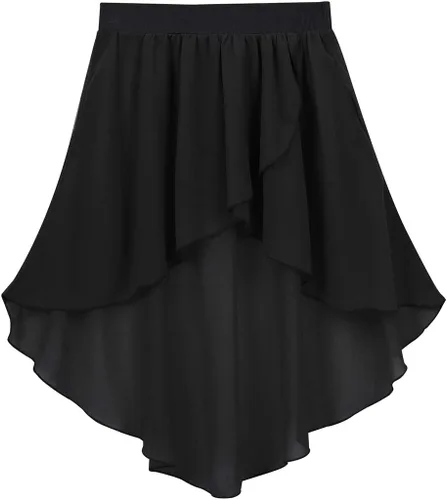 Vista 30 de Moily - Faldas de baile para niñas grandes, modernas, con cintura elástica