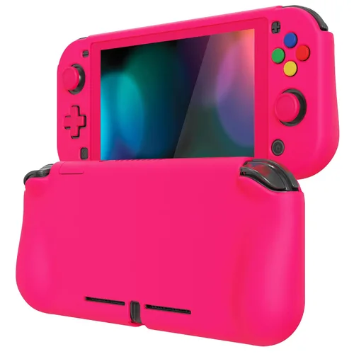 Vista 96 de PlayVital ZealProtect Protective Case for Nintendo Switch Lite, Ergomomic Grip Hard Cover - Durable Shock-absorbent Shock-Absorption Anti-Scratch