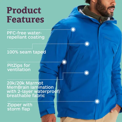 Vista 4 de Marmot PreCip Pro Chaqueta