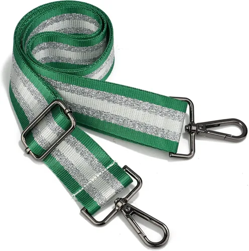 Vista 37 de LVYOUME Correa para bolso, accesorios plateados, correas anchas para bolsa, correa de hombro ajustable para bolsos