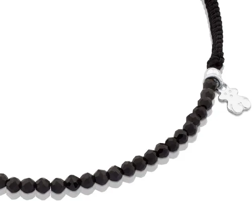 Vista 3 de TOUS Pulsera de plata de ley para mujer con espinelas. Colección de colores, Gema, espinela