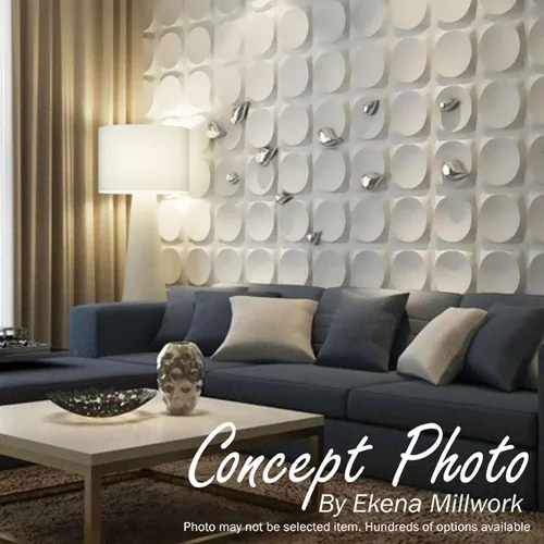 Vista 18 de Ekena Millwork WP20X20INWH 19 5/8 pulgadas de ancho x 19 5/8 pulgadas de alto Inula EnduraWall Decorativo 3D Panel de Pared Cubre 2.67 pies cuadrados