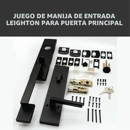 Vista 4 de Weslock Leighton (02870-252SL2D) - Juego de manijas de entrada para puerta delantera