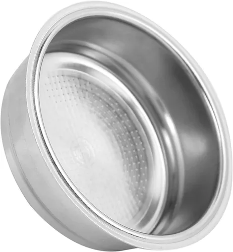 Vista 9 de Filtro de café de acero inoxidable, 2.008 in de una sola capa de acero inoxidable para máquina de café, filtro de filtro apto para DeLonghi, filtro