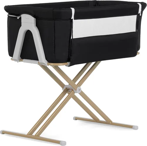 Vista 3 de Evolur Orabelle Moisés de noche – Moisés de viaje ajustable, plegable y ligero para bebé 5-Level Height Adjustable, Breathable Mesh & Plush
