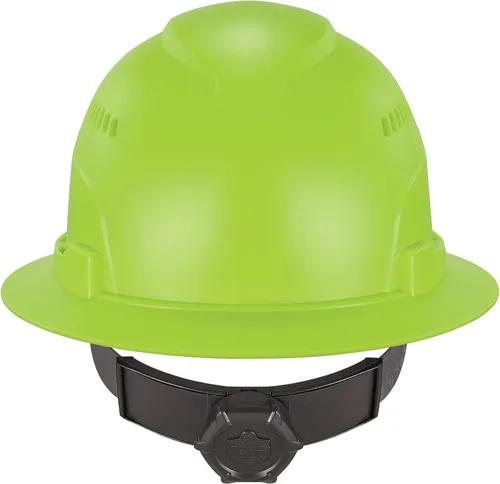 Vista 8 de Ergodyne Skullerz 8968 Sombrero duro de ala completa ligera con ventilación ajustable - Tipo 1, Clase C