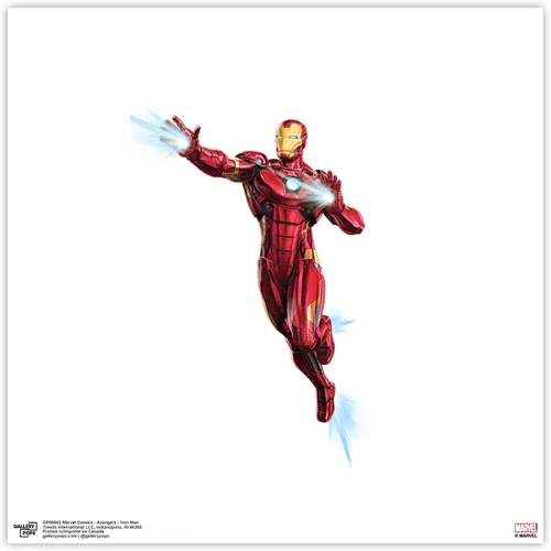 Vista 10 de Trends International Gallery Pops Marvel Comics Avengers - Póster de pared de Iron Man, 12 x 12 pulgadas, versión enmarcada en negro Versión