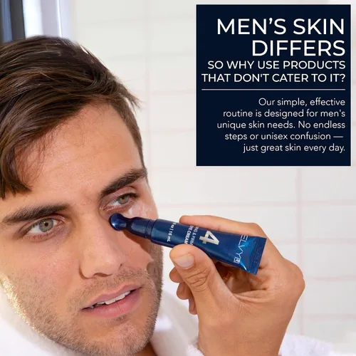 Vista 5 de Crema para debajo de los ojos para hombres y mujeres, se dirige a las arrugas, la hinchazón y los ojos Desarrollada por dermatólogos Vegana