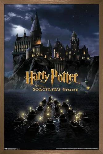 Vista 11 de Trends International Harry Potter y la piedra del hechicero - Póster de pared de una hoja de castillo, 14.72 x 22.37 pulgadas, versión enmarcada