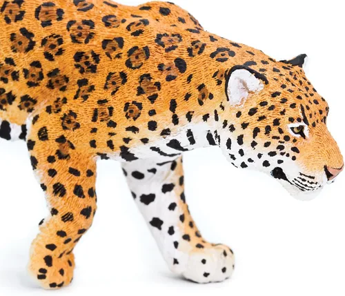 Vista 4 de Safari Ltd. Figura de Jaguar – Figura de modelo de juguete realista pintada a mano – Juguete divertido y educativo para niños, niñas y niños a