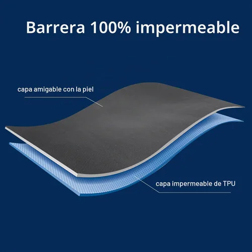 Vista 3 de SheRest Juego de 2 protectores de almohada ultra suaves impermeables tamaño Queen, fundas de almohada transpirables y silenciosas con cremallera