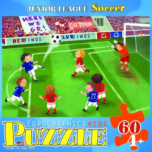 Vista 4 de EuroGraphics Rompecabezas de 60 piezas de la liga junior de fútbol (caja pequeña)