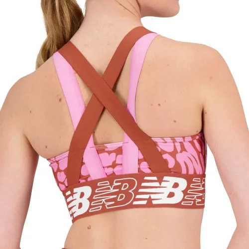 Vista 4 de New Balance Sujetador corto implacable para mujer 23