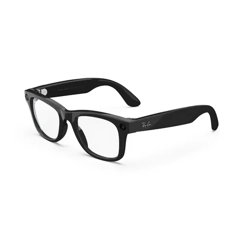 Vista 7 de Ray-Ban Meta (Gen 1), Wayfarer, Large Matte Black Smart AI Glasses for Men, Women — 12 MP Camera, Open-Ear Speakers, Video, Bluetooth — Polarized