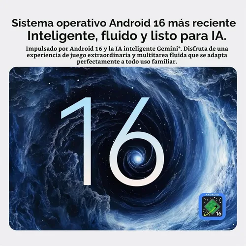 Vista 4 de 10.1 Inch Android 16 Tablet, 12GB + 64GB, Helio G80 for Home Use, WiFi