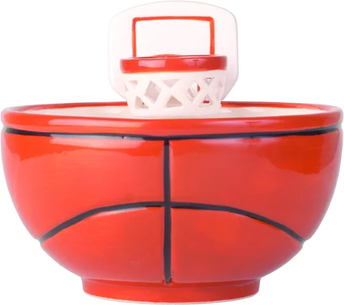 Vista 2 de NCAA Connecticut Huskies MAX'IS - Taza de aro de baloncesto, 16 onzas, color naranja