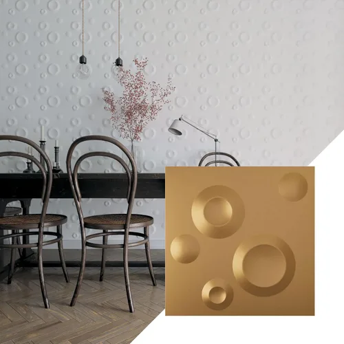 Vista 29 de Ekena Millwork WP12X12COWH Cole EnduraWall - Paneles decorativos de pared 3D de 11 7/8 pulgadas de ancho x 11 7/8 pulgadas de alto, color blanco