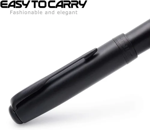 Vista 7 de JINHAO 75 HongYun - Pluma estilográfica (negro mate, punta fina)