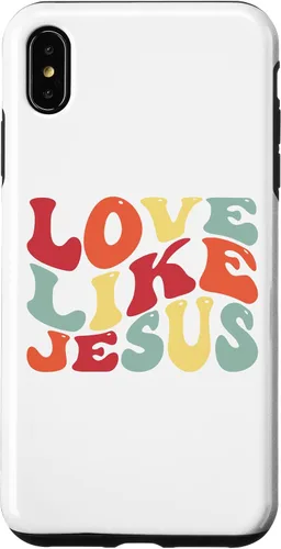 Vista 11 de Funda bíblica cristiana para iPhone 12 Pro Max Love Like Jesus