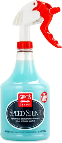 Vista 8 de Griot's Garage Speed Shine para detallado de automóviles, detallador rápido para todas las superficies exteriores, molduras y ruedas, proporciona un