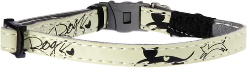 Vista 2 de Rogz Glowcat - Collar para gato con hebilla de seguridad, gatito, talla XS, color negro