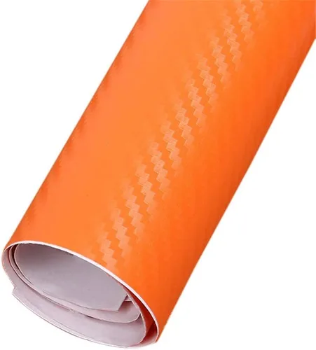 Vista 8 de Película de vinilo de fibra de carbono 3D de 50 pulgadas x 4 pulgadas, impermeable, para auto, color negro