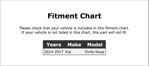 Vista 2 de Limpiaparabrisas derecho compatible con Kia Forte Koup 2014, 2015, 2016, 2017, PC-1022919 2017 2016 2015 2014