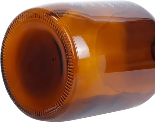 Vista 6 de Botellas ámbar de almacenamiento de medios de laboratorio, recipiente de vidrio graduado marrón GL45, tapa de rosca a prueba de fugas, multiusos Azul