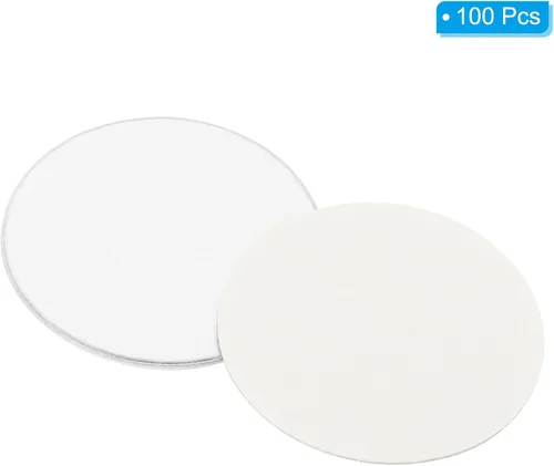 Vista 3 de PATIKIL Revestimiento de tapa de papel de aluminio de 0.709 in/0.7 pulgadas, 100 revestimientos de sellado térmico resistentes por inducción