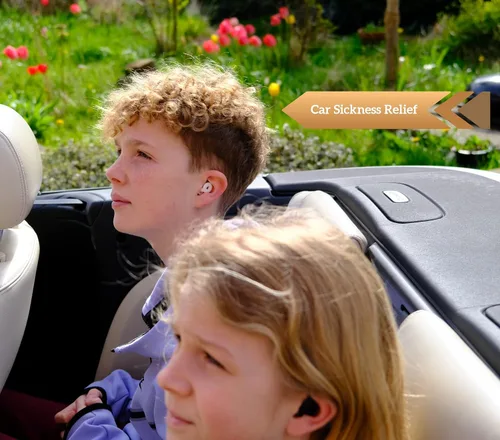 Vista 3 de Tapones para los oídos No More Motion Sickness de Captain Arthur para adultos y niños – Alivio antináuseas del mareo – Enfermedad del mar